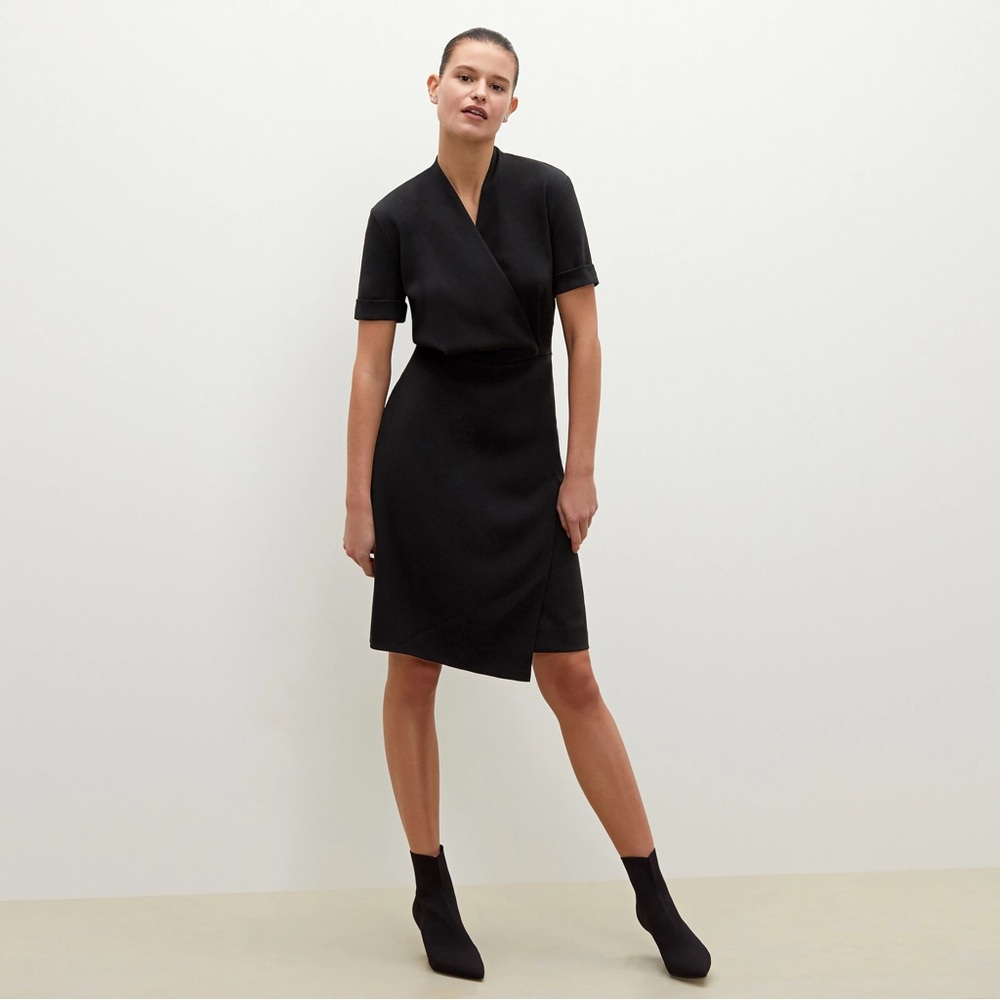 MM Lafleur Black Asymmetrical Dress The Tory Dress